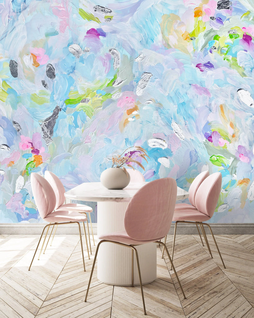 "Snow Flower" Oversized Wall Mural