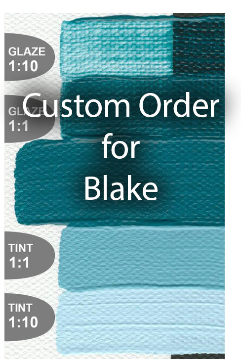 Custom Order for Blake Teal, Blue, Pearl, Gold, Abstract Art 36" x 48" Canvas