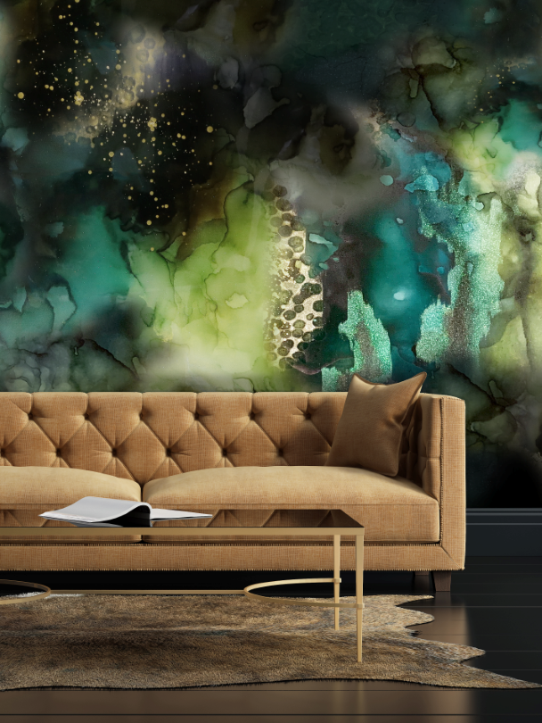 "Dark and Stormy" Oversized Wall Mural